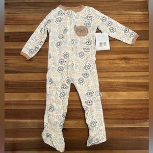Baby Boys Footed Onesie Size 6-9 months 100% Cotton. NWT